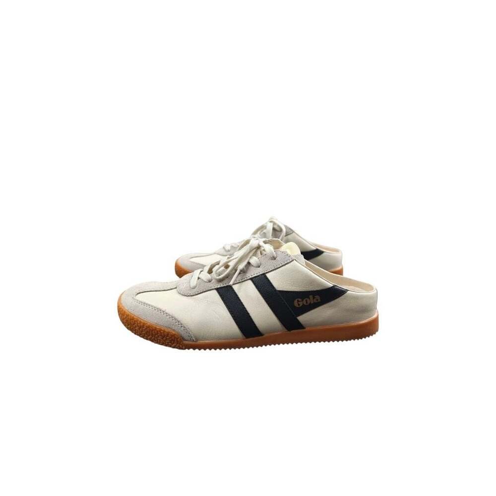 Gola Elan Mule Sneakers Off White Black Gum Sz. 9 Women's